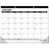 Calendário de Mesa GuassLee 2026-2027 56x43cm 19 Meses Calendário de Mesa GuassLee 2026-2027 56x43cm 19 Meses