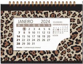 Calendário de mesa Oncinha Fina ideia 2607