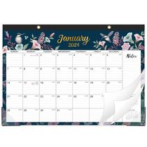 Calendário de mesa Shoparr 2024 12 mensais de janeiro a dezembro 17x12 cm