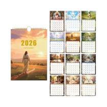 Calendário De Parede Bíblico A4 Cristão De 12 Meses Para Casa, Escola E Escritório Organizador De