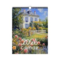 Calendário De Parede Com Pinturas a Óleo De Monet 2026, 12 Designs Bonitos, Série De Cura, Presente Calendário De Parede Com Pinturas a Óleo De Monet 2026, 12 Designs Bonitos, Série De Cura, Presente