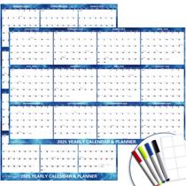 Calendário de parede DLY Oasis 2025 24x36cm Dry Erase Starry Sky Calendário de parede DLY Oasis 2025 24x36cm Dry Erase Starry Sky