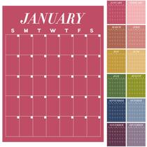 Calendário de parede Fullhawl 2025-2026 Dry Erase 40x50 cm