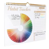 Calendário de Parede Habit Tracker Lbylyhxc Rainbow - 21,6 x 27,9 cm