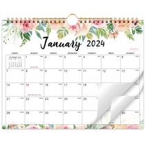 Calendário de parede MaaiBok 2024 de janeiro a dezembro 11 x 8,5 polegadas