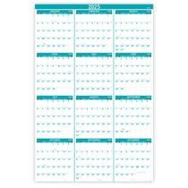 Calendário de parede Poluma 2025 anual com data juliana 34,8 x 22,8 cm Calendário de parede Poluma 2025 anual com data juliana 34,8 x 22,8 cm