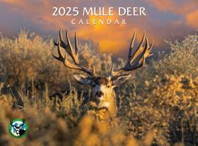 Calendário de parede Silver Creek Press 2025 Mule Deer