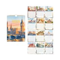 Calendário De Parede Vintage A4 2026 Planejador Mensal Para Organização Em Casa, Escola E Escritório Calendário De Parede Vintage A4 2026 Planejador Mensal Para Organização Em Casa, Escola E Escritório