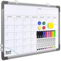 Calendário de quadro branco ABERLLS 41x30 cm magnético frente e verso