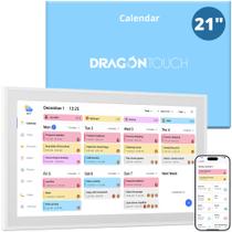 Calendário Digital Dragon Touch 21,5" com Tela Sensível ao Toque