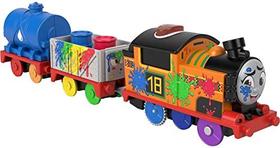 Calendário do Advento 2022 da Thomas & Friends MINIS, presente de Natal, 24 trens de brinquedo em miniatura e veículos para crianças pré-escolares com 3 anos ou mais - Fisher-Price