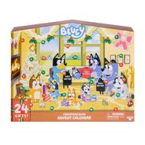 Calendário do Advento Bluey Christmas Swim com figuras e acessórios Calendário do Advento Bluey Christmas Swim com figuras e acessórios