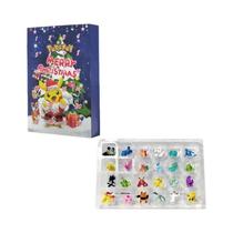 Calendário Do Advento Com Figuras De Pokémon, Conjunto De 24 Peças, Pikachu, Eevee, Bulbasaur,