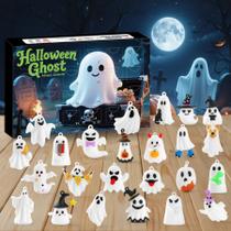 Calendário do Advento de Halloween KIJULEI 24 Ghost Collectibles Calendário do Advento de Halloween KIJULEI 24 Ghost Collectibles
