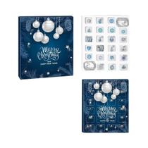 Calendário Do Advento De Natal Com 24 Dias, Caixa Surpresa De Pulseiras DIY, Decoração De Joias Para Calendário Do Advento De Natal Com 24 Dias, Caixa Surpresa De Pulseiras DIY, Decoração De Joias Para