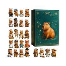 Calendário Do Advento De Natal Com Capivara: Enfeite, Decoração De Feriado E Brinquedo De Presente