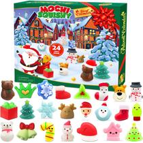 Calendário do Advento de Natal SURCVIO 2024 com 24 Mochi Squishy Calendário do Advento de Natal SURCVIO 2024 com 24 Mochi Squishy