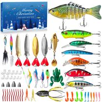 Calendário do Advento de Pesca WYZOID 2024 - Kit com 68 Peças