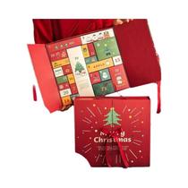 Calendário Do Advento DIY De Natal Com 24 Caixas De Tesouro De Papelão Vazias Para Presentes De
