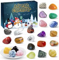 Calendário do Advento dymuzic Crystal 2024 com 24 pedras preciosas