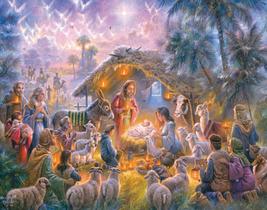 Calendário do Advento e Natal de Vermont com história da Natividade 14x11cm Calendário do Advento e Natal de Vermont com história da Natividade 14x11cm