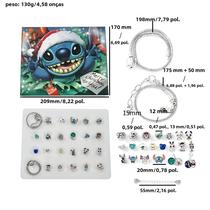 Calendário Do Advento Infantil Disney Stitch Com Pulseira Lilo & Stitch, Caixa De Presente Com 24