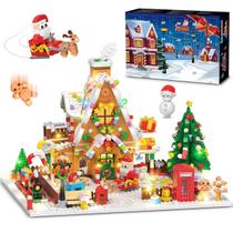 Calendário do Advento INSOON 2025 Gingerbread Lighted, 28x20x22cm Calendário do Advento INSOON 2025 Gingerbread Lighted, 28x20x22cm