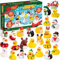Calendário do Advento JOYIN Natal 2024 com 24 Patinhos de Borracha