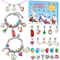 Calendário do Advento KOLBRIGHT 2024 Girls Unicorn Charm Bracelets