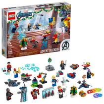 Calendário do Advento LEGO Marvel Avengers 76196 (298 Peças) - Kit de Construção para Fãs de Super-Heróis