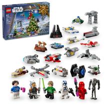 Calendário do Advento LEGO Star Wars 2024 - 18 Minibrinquedos (75395)