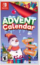 Calendário do Advento Maximum Entertainment NSW com cartão postal de Natal