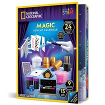 Calendário do Advento National Geographic Magic 2024 com 24 truques Calendário do Advento National Geographic Magic 2024 com 24 truques