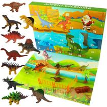 Calendário do Advento Ogrmar com 24 Dinossauros - Presente de Natal para Crianças