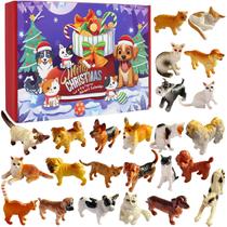 Calendário do Advento PARSUP 2024 Christmas Cat Dog Figures Kids