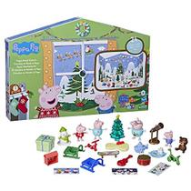 Calendário do Advento Peppa's Kids, 24 brinquedos, 4 bonecos natalinos - Peppa Pig
