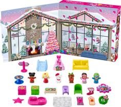 Calendário do Advento Playset Fisher-Price Little People Barbie Calendário do Advento Playset Fisher-Price Little People Barbie