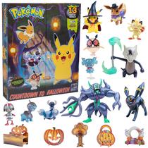 Calendário do Advento Pokémon 2024 - Halloween - Com 11 Figuras de 4,5 Polegadas