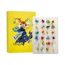 Calendário Do Advento Pokémon Pikachu Conjunto De Figuras De Ação 24 Peças Brinquedos De Modelo Em