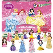 Calendário do Advento Queenii Kids 2024 com 30 brinquedos Princess 3-7 Ye