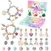 Calendário do Advento Rodilko Unicorn 2024 com 2 pulseiras DIY Calendário do Advento Rodilko Unicorn 2024 com 2 pulseiras DIY