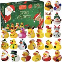Calendário do Advento SQZUWIT Rubber Duckies 24 dias para crianças de 3 a 8 anos Calendário do Advento SQZUWIT Rubber Duckies 24 dias para crianças de 3 a 8 anos
