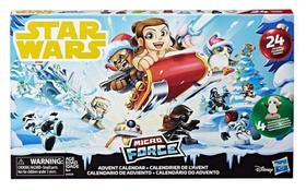 Calendário do Advento STAR WARS Hasbro Micro Force com 24 figuras