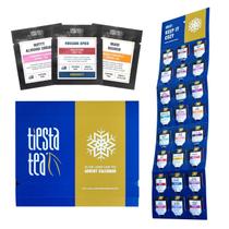 Calendário do Advento Tiesta Tea 2024-24 Chá festivo de folhas soltas Calendário do Advento Tiesta Tea 2024-24 Chá festivo de folhas soltas