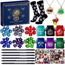 Calendário do Advento UURM 2025 com 24 conjuntos de dados e equipamentos de RPG Calendário do Advento UURM 2025 com 24 conjuntos de dados e equipamentos de RPG