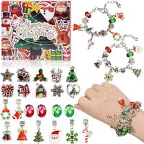Calendário do Advento VOVEA 2024, meninas e crianças, pulseira de joias DIY Calendário do Advento VOVEA 2024, meninas e crianças, pulseira de joias DIY