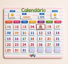 Calendário Educativo Magnético Infantil 64 Tags Dias Meses Clima EstaçõeS Calendário Educativo Magnético Infantil 64 Tags Dias Meses Clima EstaçõeS