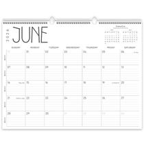 Calendário GuassLee Jumbo 56x43cm Planejador de Parede 2026-2027 Calendário GuassLee Jumbo 56x43cm Planejador de Parede 2026-2027