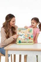 Calendário Infantil em Inglês Relógio Madeira Brinquedo Educativo Bilíngue 3 Anos Calendário Infantil em Inglês Relógio Madeira Brinquedo Educativo Bilíngue 3 Anos