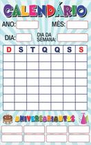 Calendário Infantil Escolar Painel Lona - Loja Amoadesivo